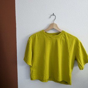 Everlane cropped box tee